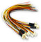 vuniversum Lot de 5 paires Micro JST 1.0 SH 4 broches mâle femelle 1,0 mm avec câble PVC 28 AWG de 15 cm (1.0 SH 4 broches)