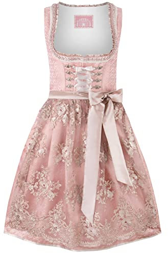 Stockerpoint Damen Dirndl Bonny Kleid für besondere Anlässe, Rose, 34