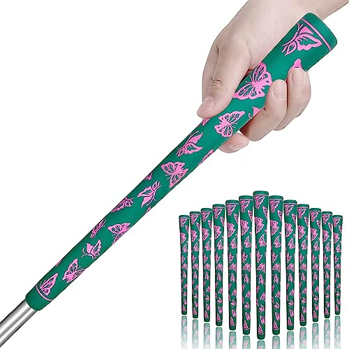 Yamato Golfgriffe für Damen, Schmetterlingslinien-Oberflächen-Design für verbesserte Griffigkeit und Kontrolle, 13 Stück