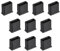 Rebower USB Anti Dust Plug Port Dust Silicone Covers Caps Stoppers, [for Computer PC Laptop] - Black/20pcs