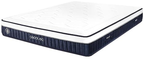 Cecotec Hybridmatratze Fluss Cecofresh 2700 CoolConfort Hybrid 180x190. Multicapa, Kern von Sackflecken und CoolConfort -Technologie, erfrischendes Gefühl, hohe Festigkeit, Höhe 27 cm