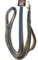 Petlando Mesh Outdoor 3 m Leine mit Sicherheitsgriff und reflektierenden Streifen Navy M 20 mm/ 3 m