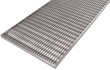 B2 Norm Gitterrost Pressrost verzinkt 400x1000mm Masche 30/10