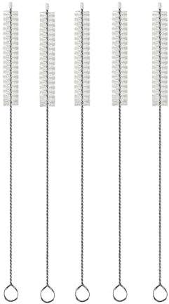 Lot de 5 brosses de Nettoyage pour pailles, 30 cm de Long, 1 cm de diamètre
