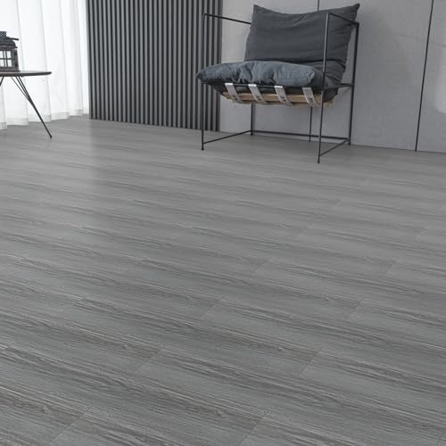 Floor Tiles Self Adhesive Floor Planks, Vinyl Flooring Peel and Stick Floor Tiles Wood Effect for Kitchen Bathroom Living Room Lino Waterproof 90X15cm（1.08㎡）
