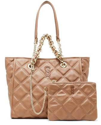 Steve Madden Bkattt Tote W/Pouch, Cognac, Cognac, Einheitsgröße