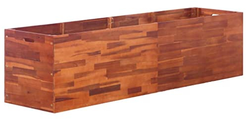 pflanzkasten hochbeet pflanzkübel groß außen pflanztisch balkonschrankGarten-Hochbeet Akazienholz 200x50x50 cmGeeignet für Gartenbalkone im Freien