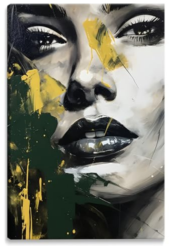 Muralo Wandbilder Abstrakte Motive, Modern, Kunstdruck - 80x120 cm | Leinwandbild, Modernes Design, UV-beständig - ideal für Wohnzimmer, Schlafzimmer und Büro