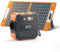 FlashFish 98Wh Générateur Électrique avec panneau solaire 60W, Station Électrique Portable 120W avec sortie CA, USB, Type-C charge rapide, Batterie de Secours pour Extérieur, Camping, Jardin,Voyage