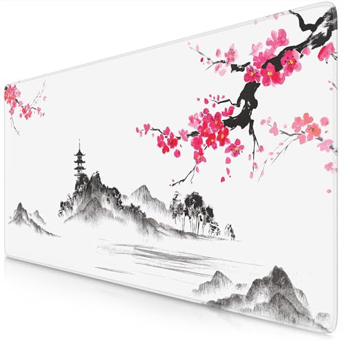 TITANWOLF Tapis de Souris Gaming XXL 900x400mm, Mouse Pad Mat, sous-Main Bureau Gamer Extra Large en Tissu, Base antidérapante, Haute précision et Vitesse, pour Souris claviers Roccat Razer Logitech