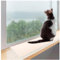 Weiche Katzen-Fensterbank, Haustier-Pad, Katzen-Sitzstange, flauschige Fensterbank, Katzenkissen, Sitzbett, Katzenkissen für Fensterbank, Haustier-Fenstermatte (Beige, 40,6 x 88,9 cm)