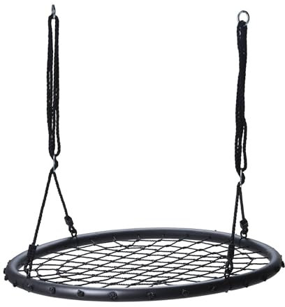 WELL HOME - Columpio de red Negro de Ø100cm