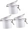 IWOWHERO 3pcs Lash Extension Tool Glue Storage Jar Semi Permanent Lash Adhesive Box