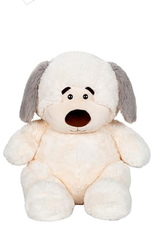 Gipsy Toys - Plush Toy Dog Beige Dog Grey Ears - 40 cm