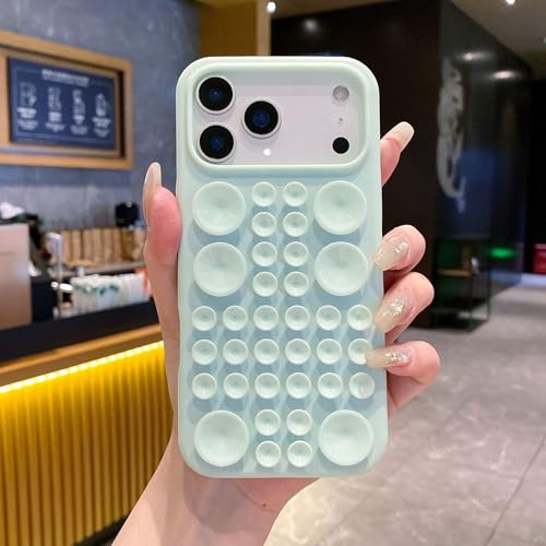 JZSMY Coque de protection pour téléphone portable iPhone - Design - En silicone souple - Résistante aux chocs et aux rayures - Absorbe les surfaces lisses - Bleu clair - Pour 16 Plus