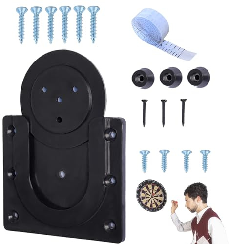 Dartboard Montagehalterung, Montagehalterungssatz – Widely Applicable Dartscheiben Zubehör, Wandhalterung Wandhalterungsset Halterung Hardware, mit Schrauben Versatiles Multipurpose Outdoor | Multipu