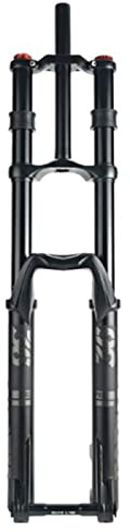ZXGSXIOU 200 mm Federweg Luftfedergabel, 27,5/29 Zoll Mountainbike-Federgabel, 15 x 110 mm Achse, Doppelschulter-Zubehör