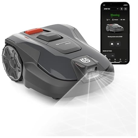 HUSQVARNA Automower® Aspire R6V Robot Tondeuse | Sans câble périphérique, AI Vision, GPS, appli, zones virtuelles