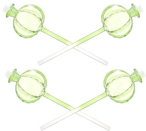 GRADENEVE 4pcs Globes D'arrosage Automatique en Verre Transparent Forme Cactus pour Plantes et Fleurs, Système D'arrosage Automatique Pratique pour Jardinage à Domicile