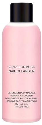 Dissolvant Pour Colle À Ongles 75 ml Solution Nettoyante Et | Nettoyant Dissolvant pour Gel d'Ongles pour Femme Épouse Fille Petite Amie Adultes Débutants Pédicure