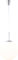 Globo Pendelleuchte Kugel nickel-matt Glas exklusiv 1 x 60 W, E27, 230 V, H: 180 cm ø 30 cm 1582
