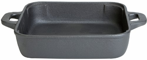 PaellaWorld 4538 Gusspfanne quadratisch, 25 x 25 x 6 cm