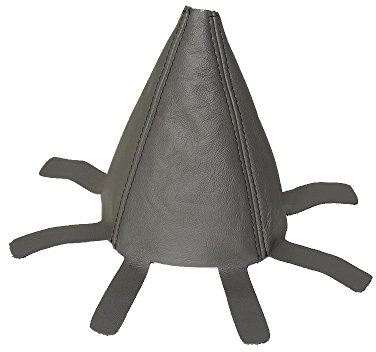 Für Honda CR-V 2006–12 Schaltsack grau Italienisches Leder Naht schwarz