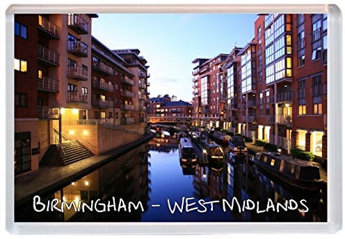 Birmingham - Canal - West Midlands - 96 x67mm Jumbo Fridge Magnet