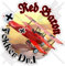 FOKKER TRIPLANE RED BARON Richthofen ROTER BARON WWI As, Deutsch 117mm Auto & Motorrad Aufkleber, Vinyl Sticker