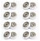 Stillshine 16 Stück Kugellager Rollen für Glastür Duschtüre Duschkabinen Rolle Rollenführung und Räder (6x28x6mm)
