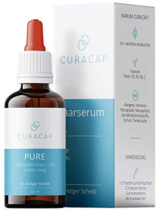 CuraCap Pure Haarserum – Pflege bei Haarausfall und Kopfhautproblemen für Frauen