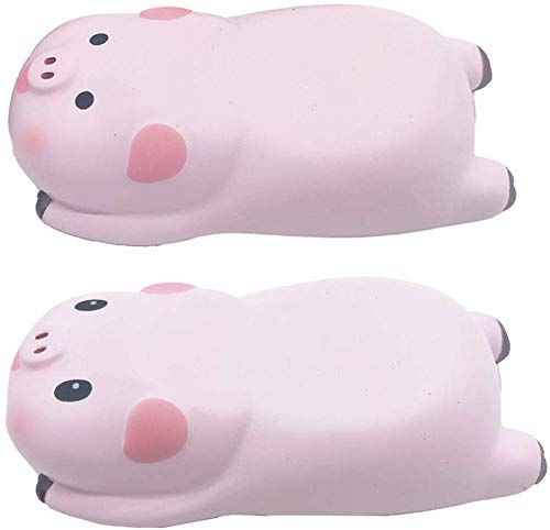 STAR-LINK Wrist Rest Support Ergonomische Handballenauflage Memory Foam Mauspad Rutschfeste Mausunterlage Cartoon Schwein Kissen Office Gaming Mousepad für PC Computer Laptop Desktop Kinder (1 Para)