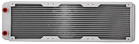 G1/4 Radiador de Enfriamiento de Aluminio,Disipador de calor por Agua Intercambiador de Calor Líquido, Capa Galvanizada y Aluminio,Antioxidante Enfriador de Refrigeracion(360mm)