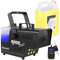 BeamZ RAGE1000 LED Nebelmaschine mit Flüssigkeit Set, 1000 Watt Fogger inkl. 5 Liter Nebelfluid, DMX Rauchmaschine mit Lichteffekt, Fog Machine, Funkfernbedienung, 2 Liter Tank, Timer, Partynebel