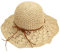 Qchomee Qchomee Damen-Strohhut, Damen-Sonnenhut, atmungsaktiv, Sommer, Sonnencreme, Fischerhut, Outdoor-Hut, faltbar, Fischerhut, Sommer, Anti-UV, eleganter Strandhut für Wandern, Camping, Tourismus,