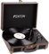 Fenton RP115B Tocadiscos Retro en Estuche Tipo Maleta con Altavoces Integrados, Bluetooth y USB para digitalización de vinilos a MP3 33, 45 y 78 RPM, Modo Auto Stop - Madera Oscura