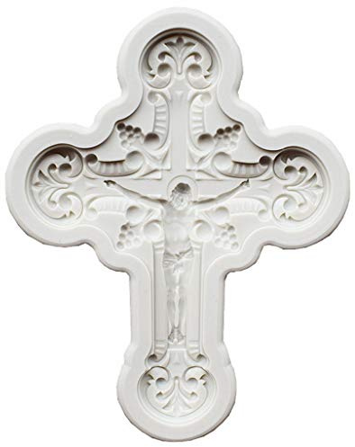 GUMEI Kreuz Anhänger DIY Schmuck Harz Gussformen Jesus Kreuz Form Silikonformen