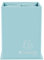 Exacompta - Réf. 67862D - 1 pot à crayons carré de 4 compartiments permettant de ranger ses outils par typologie/usage en carton Aquarel - Dimensions 85x85x110 mm - Couleur Bleu pastel