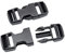BAIWOAK Fibbie a sgancio rapido, larghezza 2,5 cm, confezione da 2 pezzi, di grado militare Duraflex Dual regolabile senza clip da cucito, resistente fibbia di ricambio per zaino, marsupio in nylon