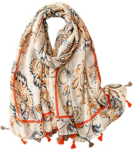 FAIRYGATE Damen Schal Hochwertiger Halstuch Umschlagtuch Weicher Tuch Mädchen Klassische XXL Tücher für Frauen Stola Mama Geschenke Schals 52008