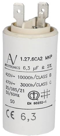 easyPART Kompatibel/Ersatz für Electrolux 50286283002 Kondensator 6,3µF AEG 5028628300/2 für Dunstabzugshaube