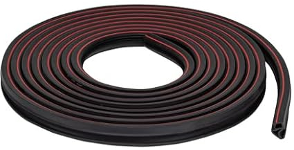 Hörmann T90 Zargendichtung P121 Länge: 5500mm, schwarz-rot für Türen