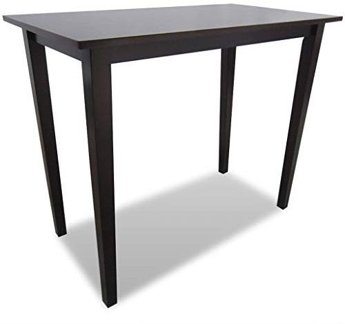 lvssiao Stehtisch Bistrotisch Bartheke Tresentisch, Bartisch Holz Braun Wohnzimmer Bar Tresen Theke Stehtisch