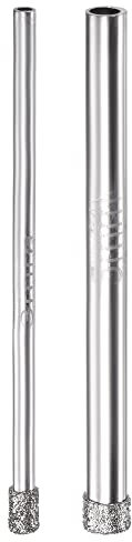 sourcing map 3mm, 5mm Diamond Coated Hole Saw Drill Bits for Glass Ceramic Tile Marble Rock Porcelain 20pcs