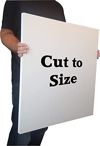 PVC uPVC White Flat Door Panel 20mm 24mm 28mm 750mm x 750mm Free Cut to Size (24mm)