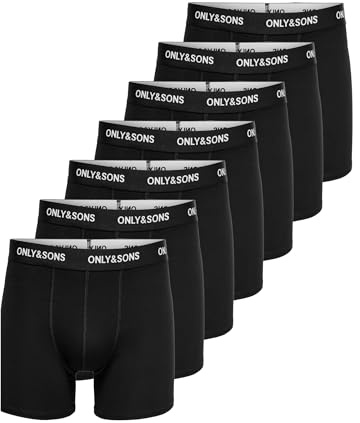 Only & Sons Male Shorts ONSFITZ 7-Pack Boxershorts | Trunks
