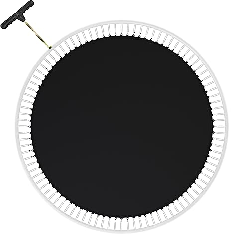 EUPXRHY 10ft Trampoline Mat, Trampoline Replacement Mat 10ft (305cm) 56 Springs, 8 Row Stitch, Waterproof, UV Resistant Trampoline Jumping Mat with Spring Puller, fit 140 Spring,305cm 56 Ringe