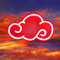 Cloud Necn LED-Schild Neonschilder Wandleuchte für Zuhause, Kinder, Spielzimmer Halloween Weihnachten Party, hängendes Neonschild mit einstellbarer Helligkeit für geschenke, 30,5 x 17,8 cm (rot)