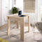 Dmora - Table Extensible Comer, Console Extensible Multi-Positions, Table Console auxiliaire Pliante, 67/134x67h79 cm, Chêne