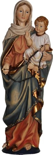 FADEDA Madonna mit Kind/Höhe:11 cm/handbemalt/detailgetreue Krippen Figuren - Weihnachten Tisch Dekoration Krippe Zubehör